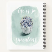 人生は甘い ノートブック (裏面)