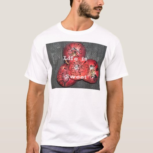 人生は甘い Tシャツ (正面)