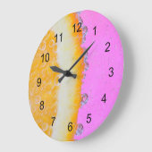 人生は甘酸っぱい ラージ壁時計 (傾斜)