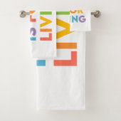 人生は生きるためだ バスタオルセット (インサイチュ)