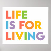 人生は生きるためだ ポスター (正面)