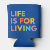 人生は生きるためだ 缶クーラー (裏面)