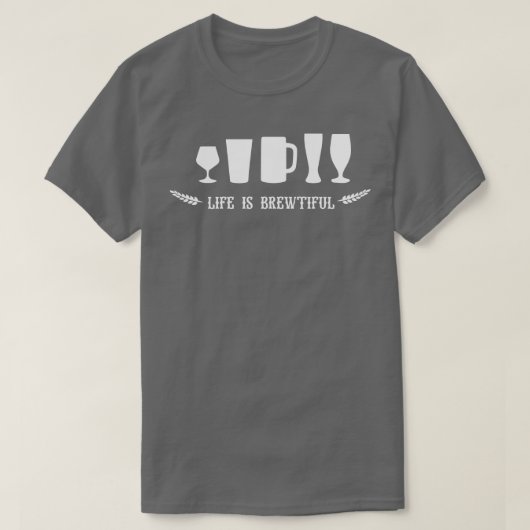 人生は生き生きとしている Tシャツ (デザイン正面)