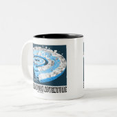 人生は画期的な冒険の地質時代だ ツートーンマグカップ (正面左)