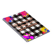 人生は白黒には短考え過ぎ ノートブック (右側)