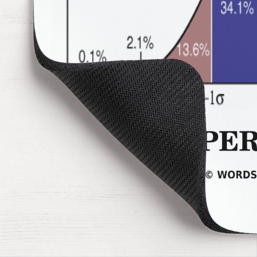 人生は百遊分率(統計ユーモア) マウスパッド (コーナー)