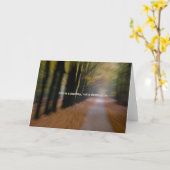 人生は目的地ではない旅だ カード (黄色い花)