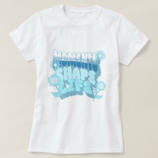 人生は瞬間でできている Tシャツ (デザイン正面)