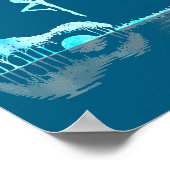 人生は短いが、ギターは特定の人にとっては甘い ポスター (角)