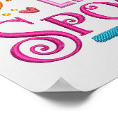 人生は短いスプーンのキッチン引用文 ポスター (角)