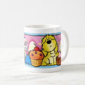 人生は短いマグカップ コーヒーマグカップ (正面右)