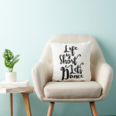 人生は短いレッツダンス クッション (椅子)