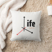 人生は短い方だ クッション (ブランケット)