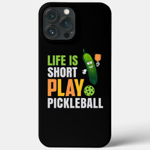 人生は短い漬遊け物のかわいい漬け物 iPhone 13 PRO MAXケース
