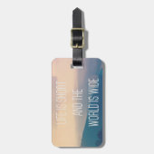 人生は短い荷物タグ ラゲッジタグ (正面縦)