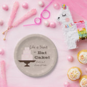 人生は短い食べか ペーパープレート (パーティー)