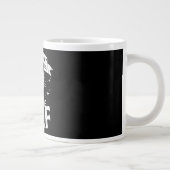 人生は短い。もっとゴルフを楽しもう ジャンボコーヒーマグカップ (右)