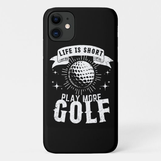 人生は短い。もっとゴルフを楽しもう Case-Mate iPhoneケース (裏面)