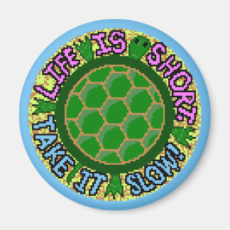 人生は短い。ゆっくり飲め マグネット