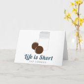 人生は短い カード (黄色い花)