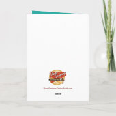 人生は短い、スプーンの誕生日カードをクリック カード (裏面)