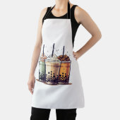 人生は短い、ボバを飲む エプロン (インサイチュ)