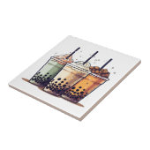 人生は短い、ボバを飲む タイル (側面)