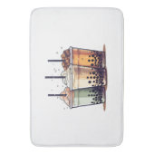 人生は短い、ボバを飲む バスマット (正面縦)