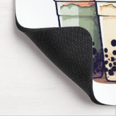 人生は短い、ボバを飲む マウスパッド (コーナー)