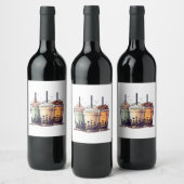 人生は短い、ボバを飲む ワインラベル (ボトル)