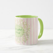 人生は短い;優しい引用文 マグカップ (正面右)