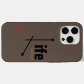 人生は短い、生きよう Case-Mate iPhoneケース (裏面 (横))