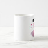 人生は短い。衣服ザトゥツ コーヒーマグカップ (中央)
