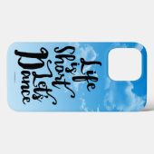 人生は短い、踊ろう！ ケースメイト iPhoneケース Case-Mate iPhoneケース (裏面 (横))