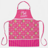 人生は短い!食べCookieの追加エプロン エプロン (正面)