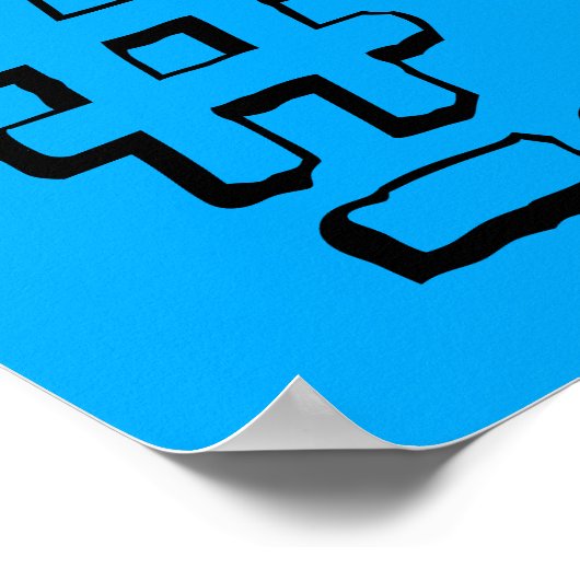 人生は短い、YOLO ポスター (角)