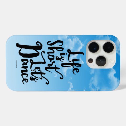 人生は短いLet's Dance Case-Mate iPhone Case iPhoneケース (裏面 (横))