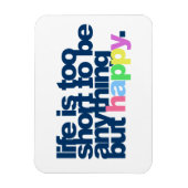 人生は短くて幸福というよりほかは無い マグネット (縦)