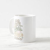 人生は短く世界は広い コーヒーマグカップ (正面左)