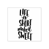 人生は短く甘い ラバースタンプ (インプリント)