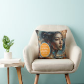 人生は短く、宇宙芸術は女性と クッション (椅子)