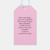 人生は短く、甘いII やる気を起こさせる - ギフトタグ (裏面)