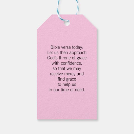 人生は短く、甘いII やる気を起こさせる - ギフトタグ (裏面)