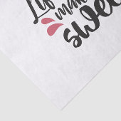 人生は短く、甘くする – 感動的引用文 薄葉紙 (詳細)