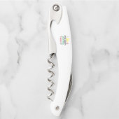 人生は短すぎてワインにノーと言えない。 ソムリエナイフ (正面)