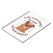 人生は短すぎて衣服退屈な服 ノートブック (左側)