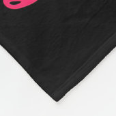 人生は短すぎて退屈な爪、 ネイルがない フリースブランケット (角)