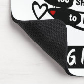 人生は短すぎて退屈な爪、 ネイル マウスパッド (コーナー)