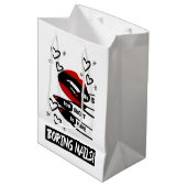 人生は短すぎて退屈な爪、 ネイル ミディアムペーパーバッグ (正面アングル)