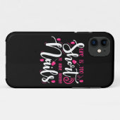 人生は短すぎて退屈な爪、 ネイル Case-Mate iPhoneケース (裏面(横))